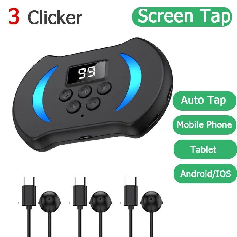 Auto Screen Clicker tiktok like tap smart speed adjustment Phone Pad Tablet laptop auto clicker