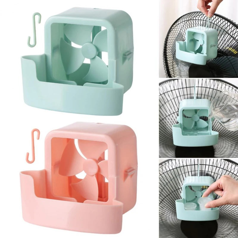 Summer Cooling Artifact Electric Fan Cooling Household Floor Fan Desktop Fan Clip-on Ice Cube