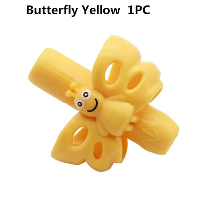 1/3pcs Children Writing Pencil Pan Holder Kids Learning Practise Silicone Pen Aid Grip Posture Correction Device for Students