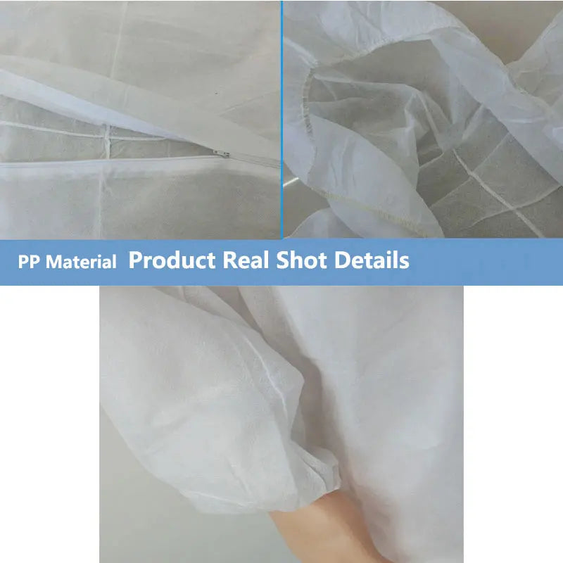 Disposable Breathable Dustproof Water Oil Resist Work Safety Clothing Anti Dust Spary Painting Decorating Labour Overall Suit