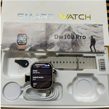 New Men Women's Smartwatch 2.29inch S10 Ultra Smart Watch With Rotary Camera GPS WIFI Google Play Store Touch ID 256GB Storage