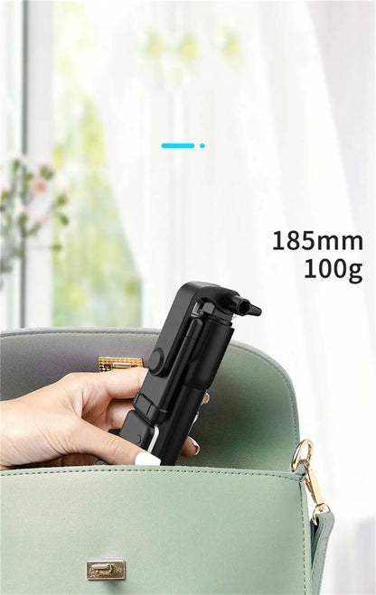 Wireless Bluetooth Selfie Stick Tripod With Remote Extendable Tripod With LED Selfie Light Detachable For Ios Android Smartphone