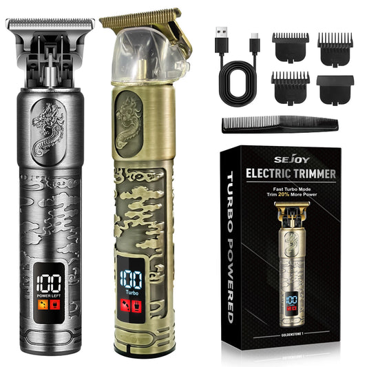 Sejoy Professional Hair Clippers Cordless Electric Hair Trimmer Shaving Machine Cool Design Cutting Barber Beard