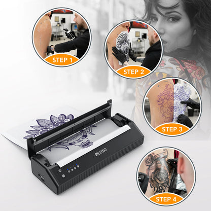 MHT-P8008 Tattoo Transfer Thermal Printer Tattoo Stencil Printer Machine A4 Tattoo Thermal Printer