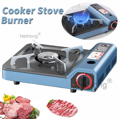 Portable Camping Gas Cooker Outdoor Single Burner Stove Butane BBQ Carry Bag UK