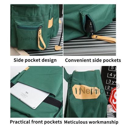 Men&Women Boys Laptop Backpack Waterproof Large Rucksack Travel School Bags~