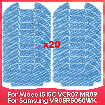 Compatible For ( Midea i5, i5C, VCR10W, VCR07, VCR08, MR09, Samsung VR05R5050WK ) Brush Filter Mop Dust Box Water Tank Accessory