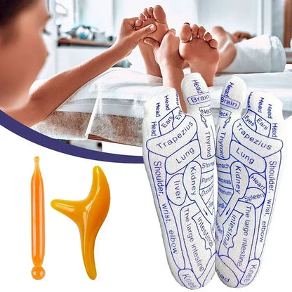 1 Set Socks Acupressure Foot Care Massage Relieve Tired Feet Massager Reflexology Socks Foot Acupoint Massage Tool Physiotherapy