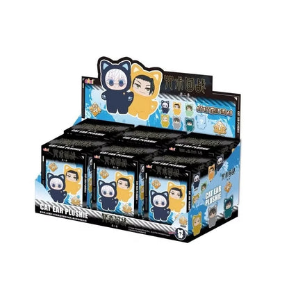 Heißer Vorverkauf: Original Eaki Jujutsu Kaisen Staffel 2 Cat Park Party Gojo Satoru Blindbox Plüschpuppe Taschenanhänger Modellkollektion