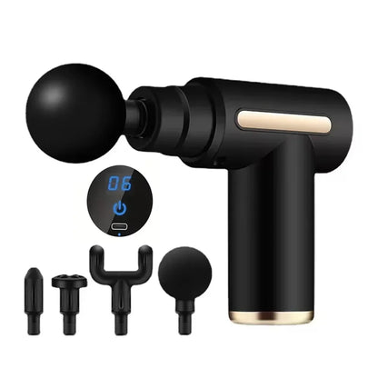 Portable fascia gun deep tissue massage mini lightweight adjustable speed massage device suitable for full body massage