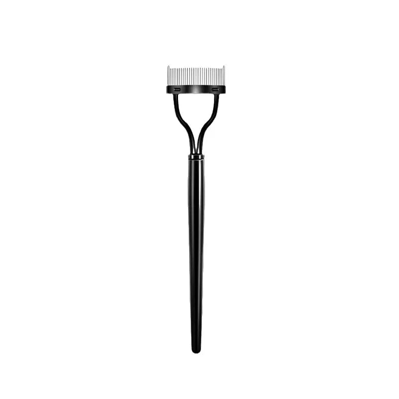 Eyelashs Brush Comb 1pc Eyelash Separator Metal Teeth Foldable Eye lash Curler Beauty Makeup Stainless Mascara Curl Make up Tool
