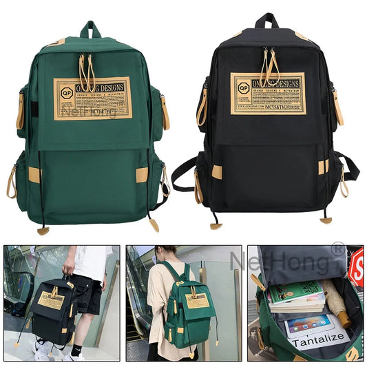 Men&Women Boys Laptop Backpack Waterproof Large Rucksack Travel School Bags~