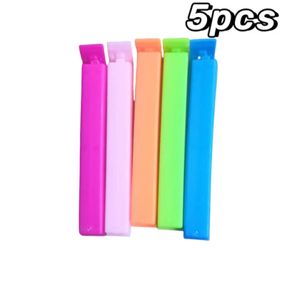 5-30pcs Colorful Sealing Clips Moisture-Proof Fresh-Keeping Snack Bag Sealer Clamp for Plastic Bags Reusable Kitchen Accessory