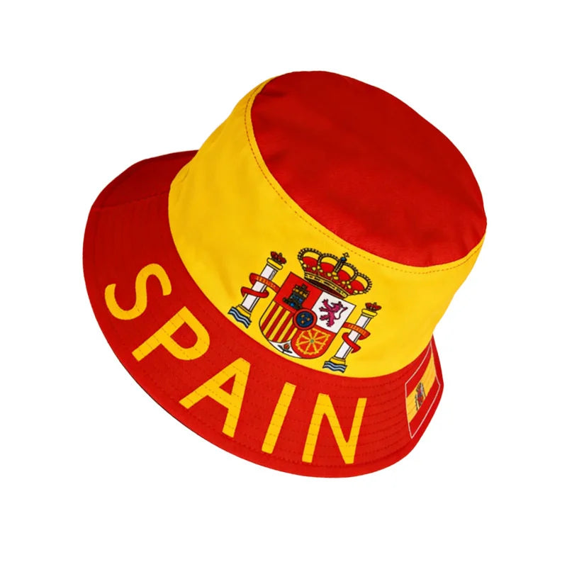 2026 Countries National Flag Bucket Hat Men Women Football Fan Party Football Cup Reversible Sun Hat Soccer Fans Fisherman Hat