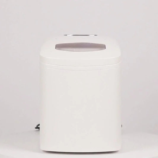 15kg Automatic Small Round Ice Maker Commercial Household Milk Tea Shop Bar Desktop Portable Ice Cube Making Machine