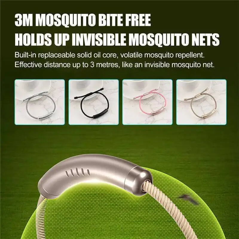 Anti Mosquito Insect Bracelet Natural Waterproof Spiral Wrist Bands