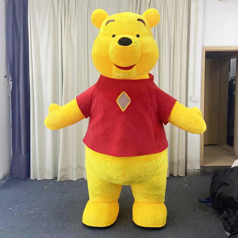 Giant Blue Stitch Inflatable Mascot Costume Disney Character Cosplay Costume Disney Advertising Fancy Dress Anime Adult Suits