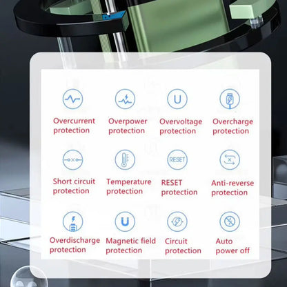 20000mAh Power Bank Portable Fast Charger 4 USB High Volume LED Battery Pack