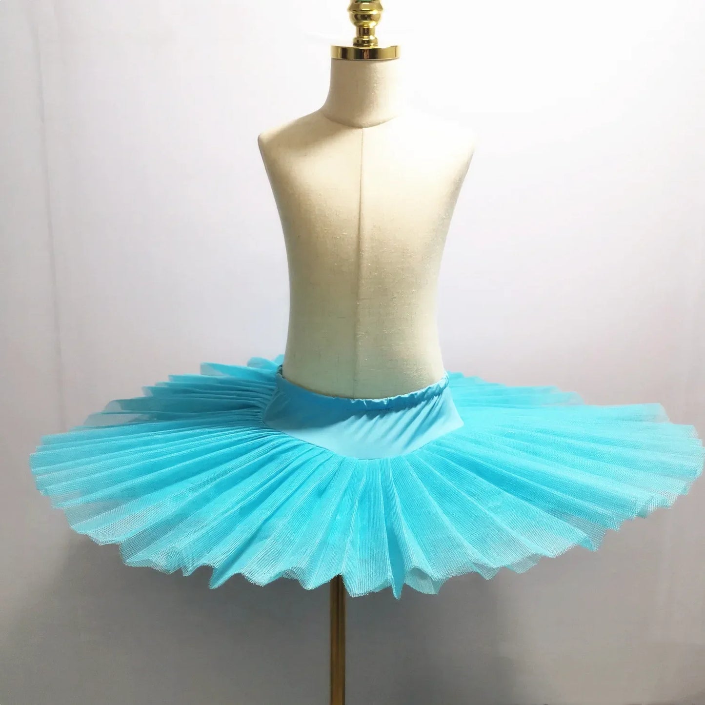 Professional Ballet Tutus Skirs For Adult Child Stiff Mesh Pancake Belly Dance Girls Practice Kids White Swan Lake