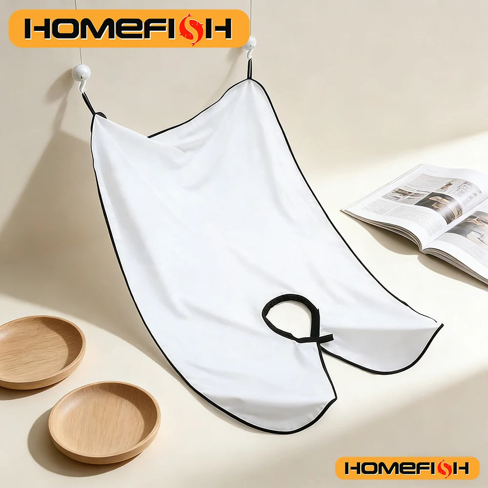 Men's Bathroom Shaving Aprons Beard Shaving Apron Care Bib Face Shaved Hair Adult Bibs Shaver Cleaning Hairdresser