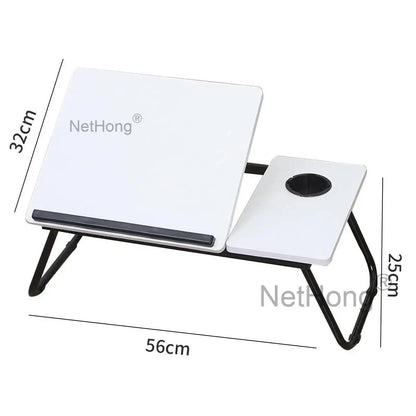 Folding Laptop Table Stand Bed Tray Sofa Lap Portable Computer Desk Breakfast UK