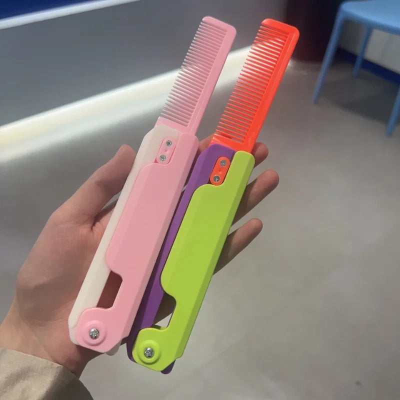 Gravity Folding Claw Knife Radish Knife 3d Printing Gravity Knife Small Radish Knife Push Card Decompression Fidget  Mini Toy