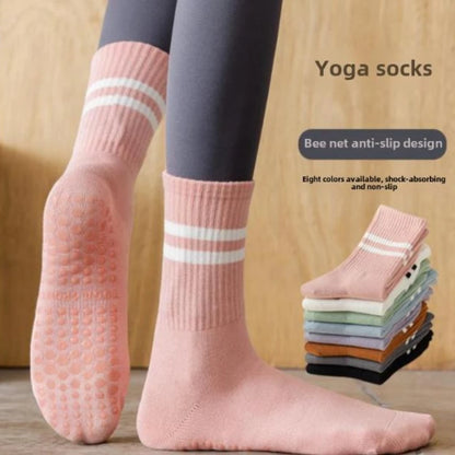 Pilates Socks with Grips for Women Yoga Socks Barre Socks Non Slip Socks of 1/2/3/6pairs