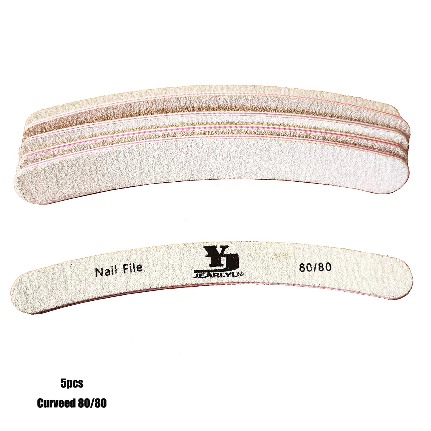 5/25Pcs/Lot Nail File Mix Color 80/100/150/180/240 Grit Professional Sandpaper Cuticle Remover Buffer Files Manicure Tool Set