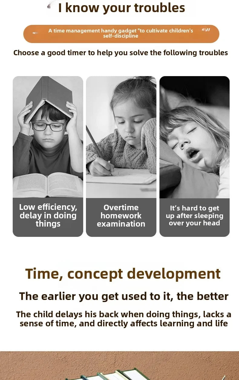 School Visual Timer Children Yunbaoit Visual Timer With Night Light Kitchen Accessories Stop Watch Digital Stopwatch Pomodoro