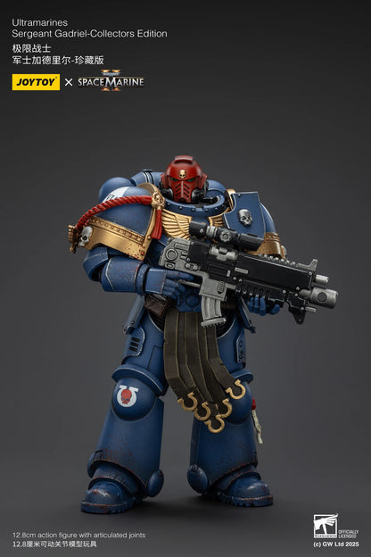 JOYTOY 1/18 Actionfigur 40K Ultramarines Lieutenant Titus Sergeant Gadriel Brother Chairon – Sammleredition
