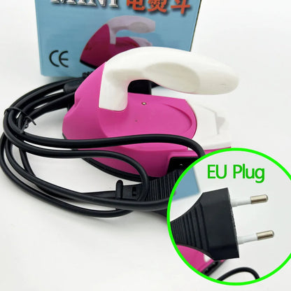 Mini-Eisen-Werkzeug für DIY-Bastelarbeiten (EU/USA) zum Aufbügeln von Perlen, Spezialwerkzeug für kreative Hama-Perlen, 3D-Puzzles aus Eisen.