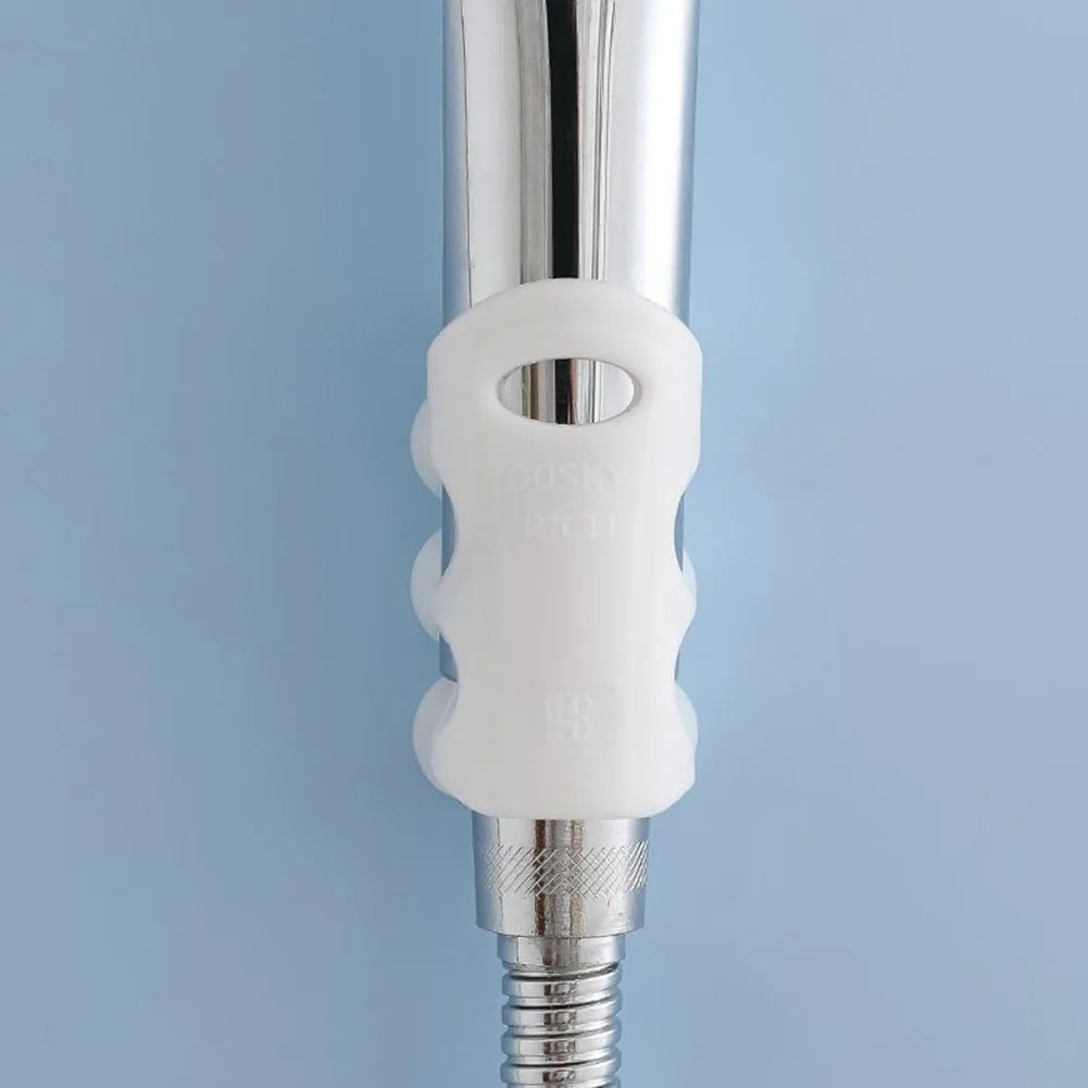 1/2PC Silicone Movable Shower Head Holder With Suction Cup Adjustable Silicone Shower Head Holder Bathroom Hooks