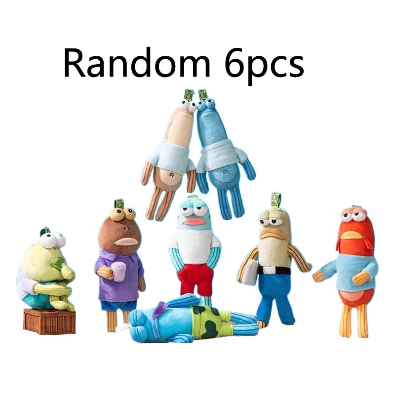 In Stock Genuine Fish Buddies Series Surprise Blind Box Toys Funny Cute Dolls Collection Trendy Cute Pendents Ornaments Gift