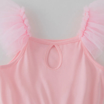 Baby Girl Princess Tutu Dress Sleeveless Infant Toddler Puffy Ballet Dress Black Pink White Party Dance Baby Clothes 1-8Y