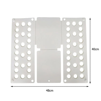 Plastic Clothes Folding Board Easy and Fast Kids Laundry Folder Shirt Folding Board Home Storage Tool for Kid Children Adults