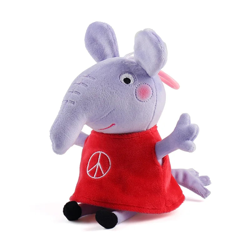 100% Genuine Peppa Pig Evy dinosaur Teddy Bear Peppa George Evie Plush Toy Boy Girl Birthday Gift Toys Christmas Stuffed Doll