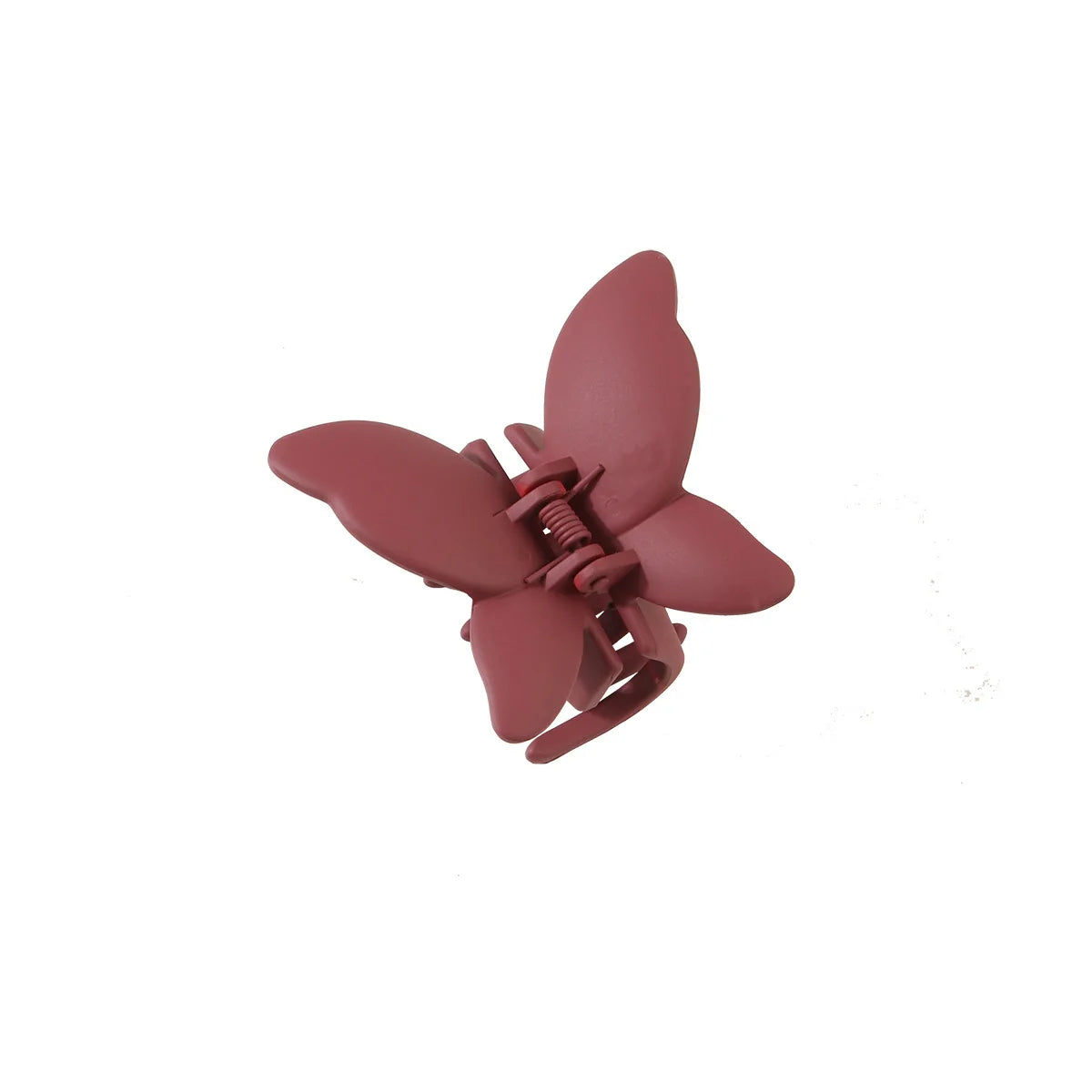 Matte Butterfly Hair Claw Solid Simple Ponytail Holders Barrettes Sweet Fairy Hair Clip Elegant Hairpin Claw Styling Accessories