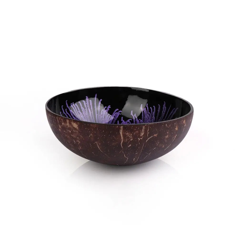 Natural Coconut Shell Bowl Dishes Handmade Kitchen Key Candy Nut Storage Bowl Paint Mosaic Craft Home Decor