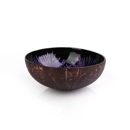 Natural Coconut Shell Bowl Dishes Handmade Kitchen Key Candy Nut Storage Bowl Paint Mosaic Craft Home Decor