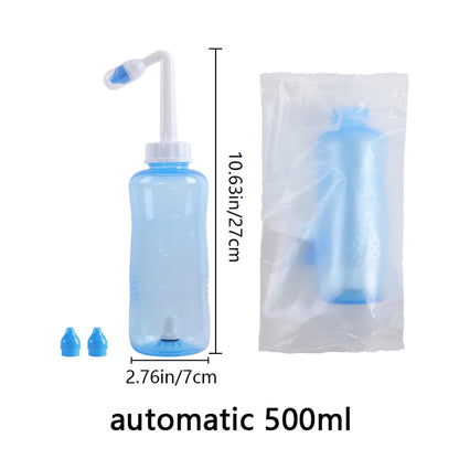 Nose Wash Cleaner Nasal Irrigator Rinse Bottle Nose Protector Avoid Allergic Rhinitis Adults Children Neti Pot 300ML 500ML