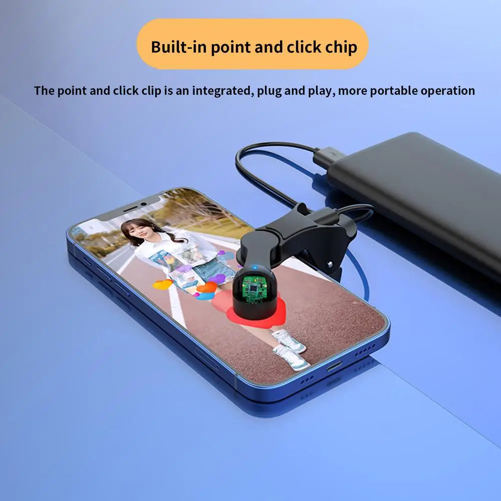 Auto Clicker for Phone Automatic Phone Screen Tapper, Simulated Finger Clicking USB Simulator forGaming, Shopping, Giving Like