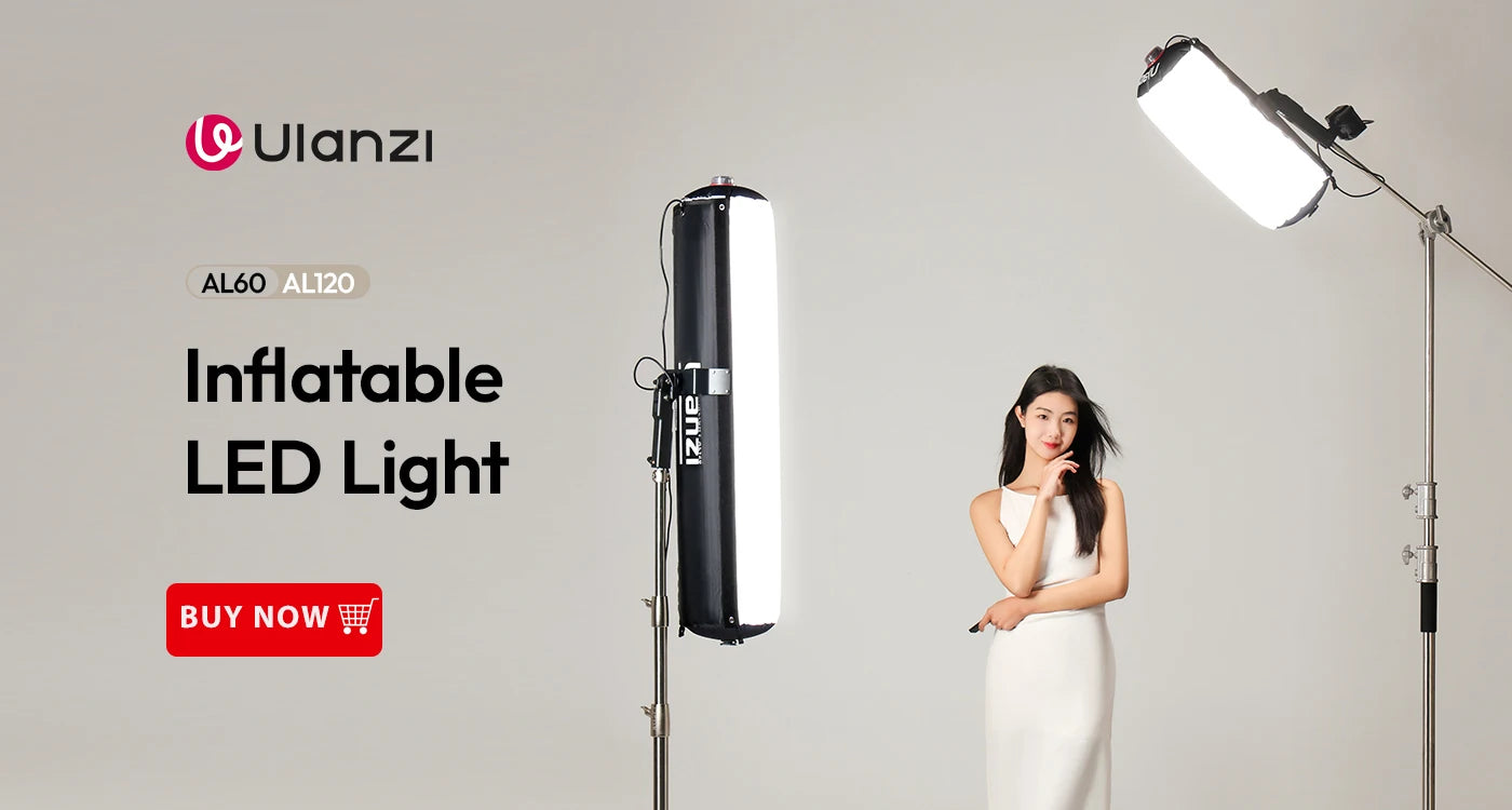 Ulanzi 40W Video Light COB Continuous Lighting Bowens Mount for Studio Video Tiktok Youtube Professional Led light photography