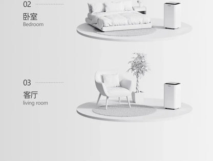 Dehumidifier Household Bass Dehumidifier Bedroom Dryer Indoor Moisture-proof Small Industrial  deshumidificateur