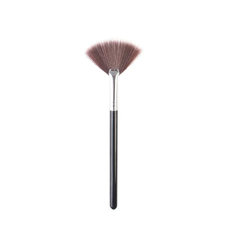 5pcs Fan Brushes Facial Brushes Soft Makeup Brush Cosmetic Applicator Tools Wooden Handle and Soft Fiber for Glycolic Peel Mask