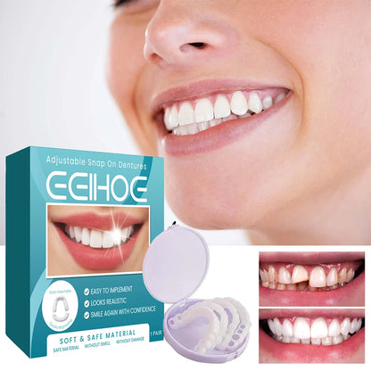 Adjustable Dentures Teeth Veneers Restoration Dentures Decorate  Clip in Veneers Teeth Enhance Aesthetic for Teeth Beauty