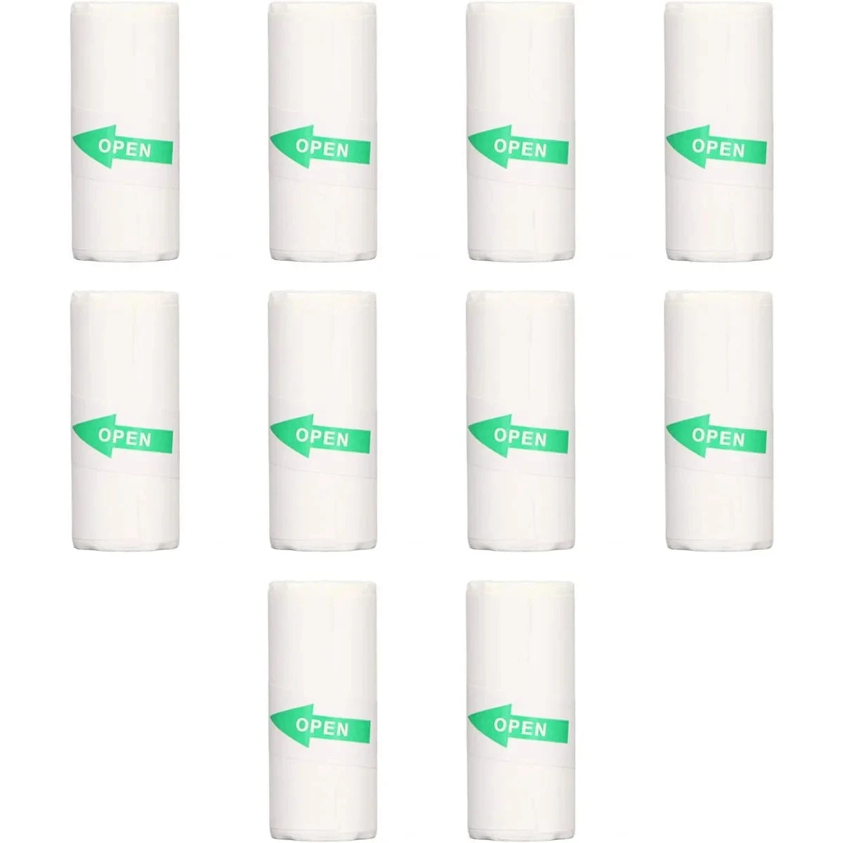 10Pcs Mini Printer Paper For peripage Self Adhesive Thermal Paper Printable Sticker Paper for Pocket Thermal Printer
