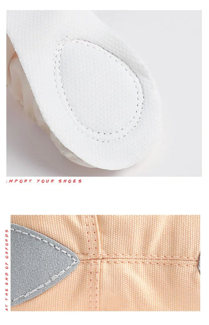 Women Ballet Shoes Canvas Girls Dance Slippers Split Sole Gymnastics Yoga Dancing Shoes Children Adult Ballerina Shoes