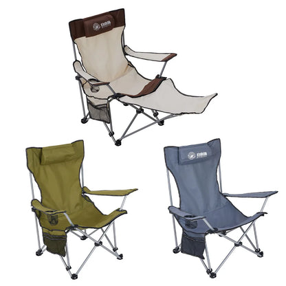 【Breeins】Portable adjustable folding camping chair, lightweight travel, fishing chair, beach chair, suitable for grassland