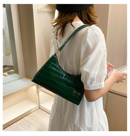 Fashion Exquisite Shopping Bag Retro Casual Women Totes Shoulder Bags Female Leather Solid Color Chain Handbag for Women 2023