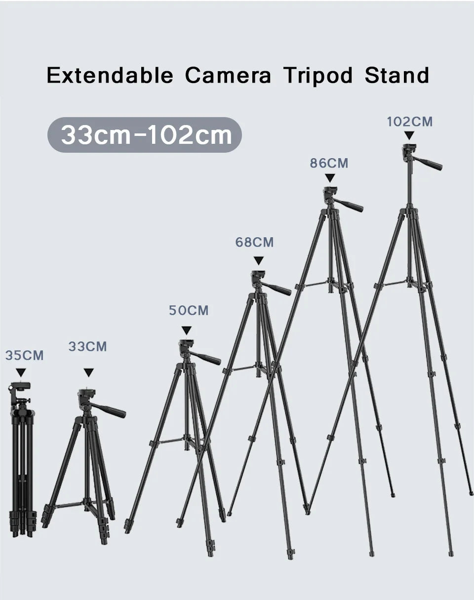 26cm Photo Ringlight Led Selfie Ring Light Phone Remote Control Lamp Photography Lighting With Tripod Stand Holder Youtube Video